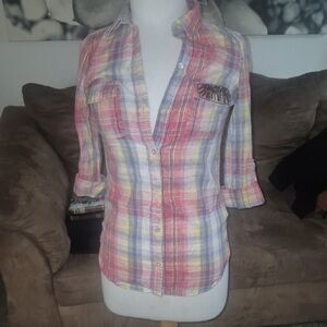 Plaid Button Down Shirt